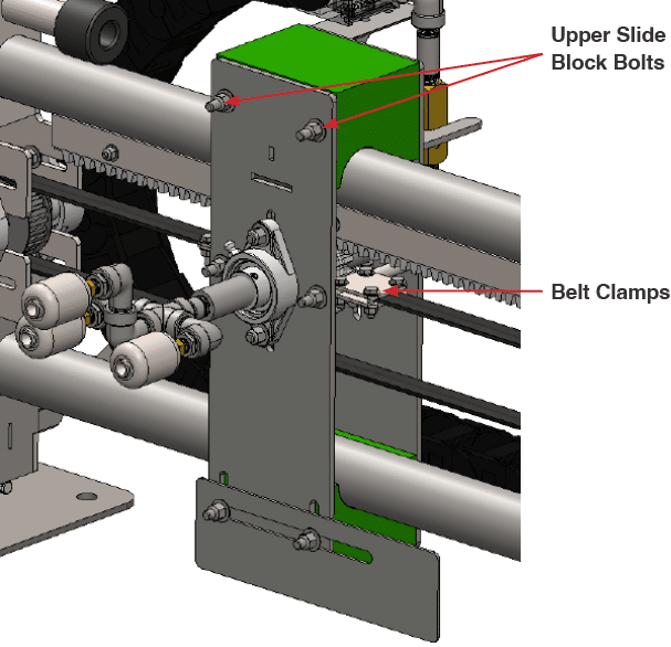 Replacing top slide block