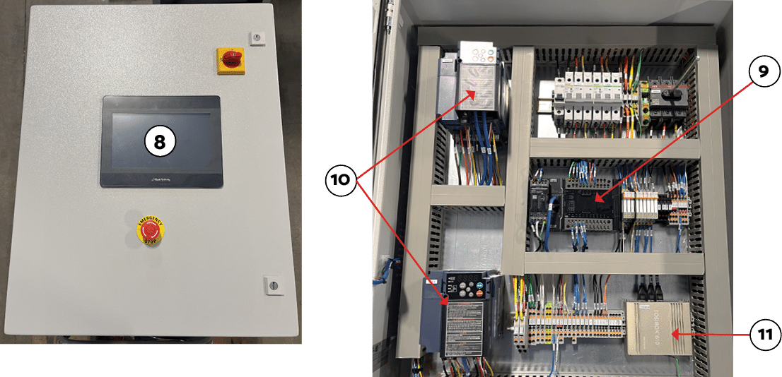 wheelblastIT electrical enclosure identification