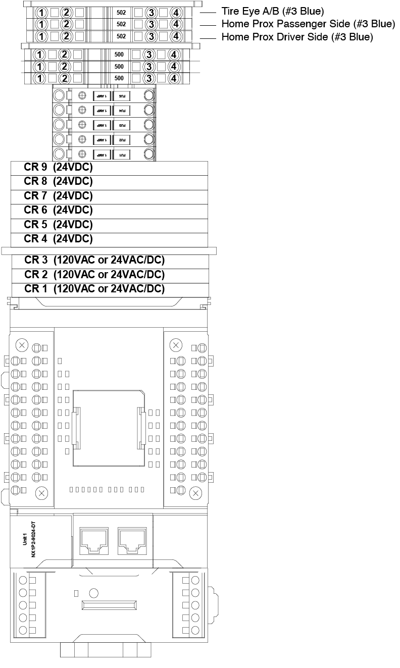 WB terminal strip