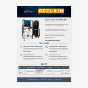 Reclaim Water Treatment System Flyer