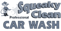 Squeaky Clean Car Wash Logo
