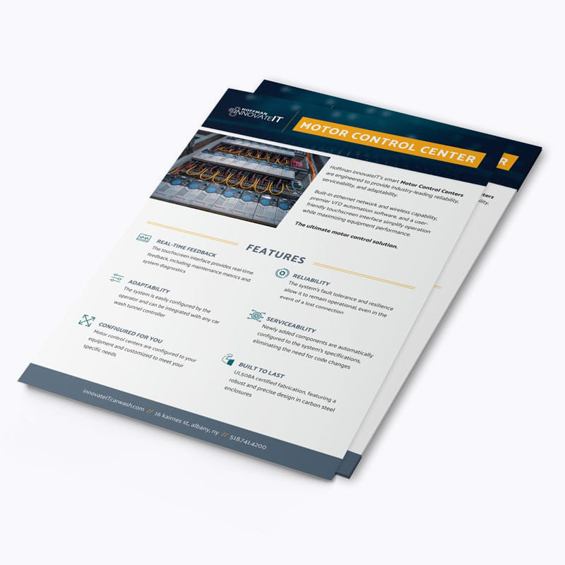 Motor Control Center Product Flyer