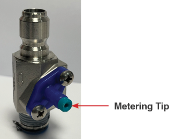 Metering tip replacement