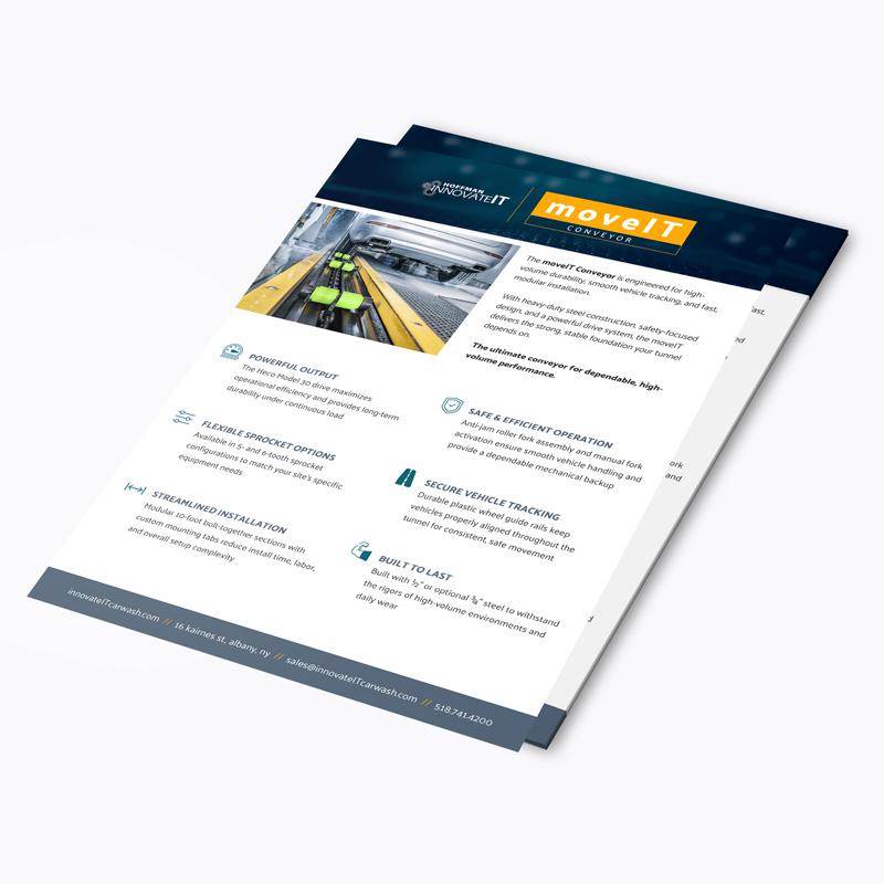 moveIT Conveyor Product Flyer