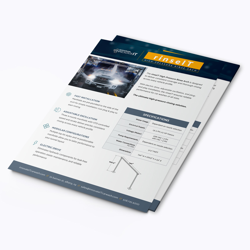 rinseIT HP Arch Product Flyer