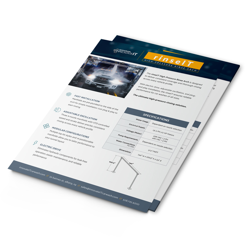 rinseIT HP Arch Product Flyer